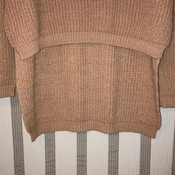 Plunge Collard Neck Sweater Top - Picture 5 of 7